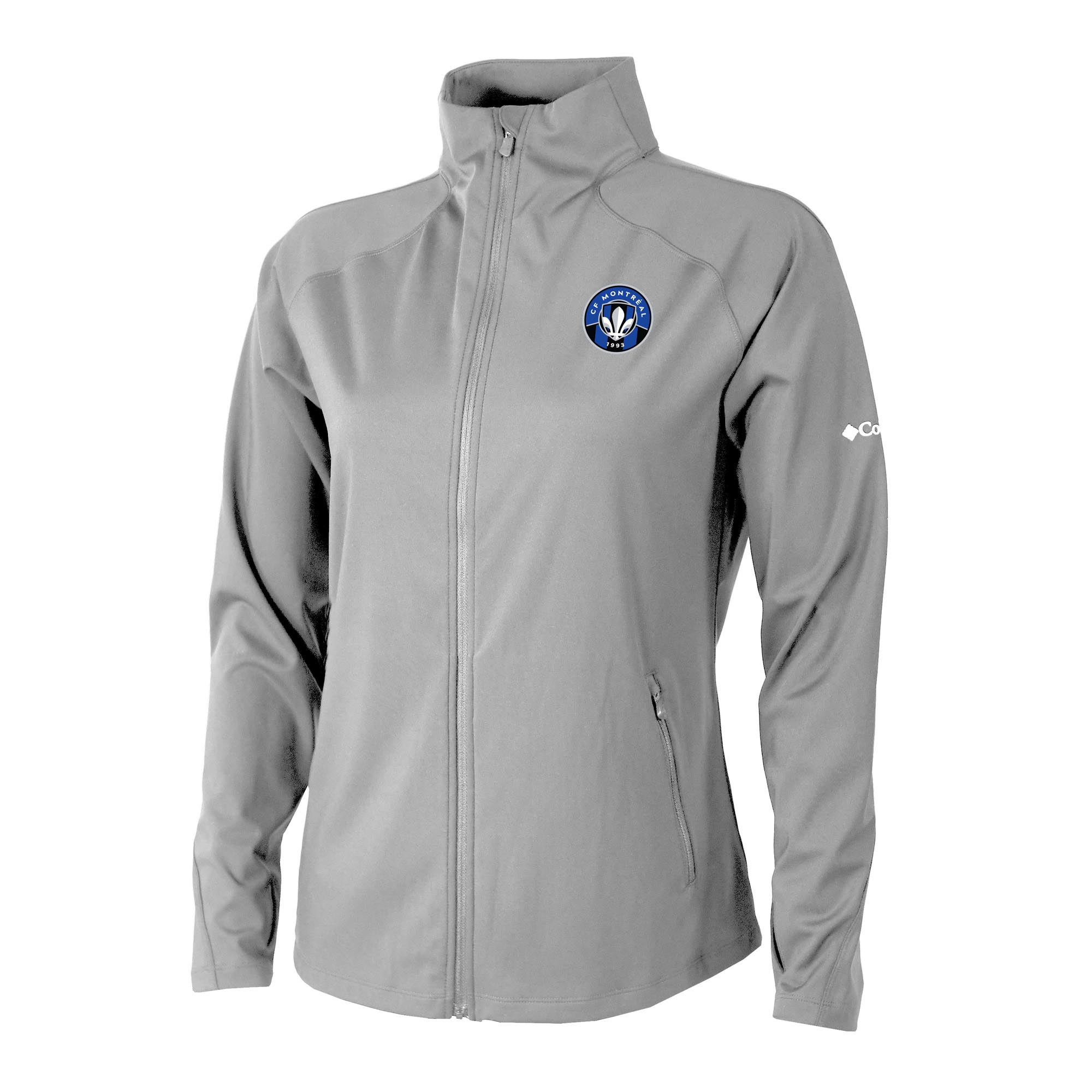 Women's Columbia Gray CF Montreal Fairway Friends Omni-Wick Full-Zip Jacket