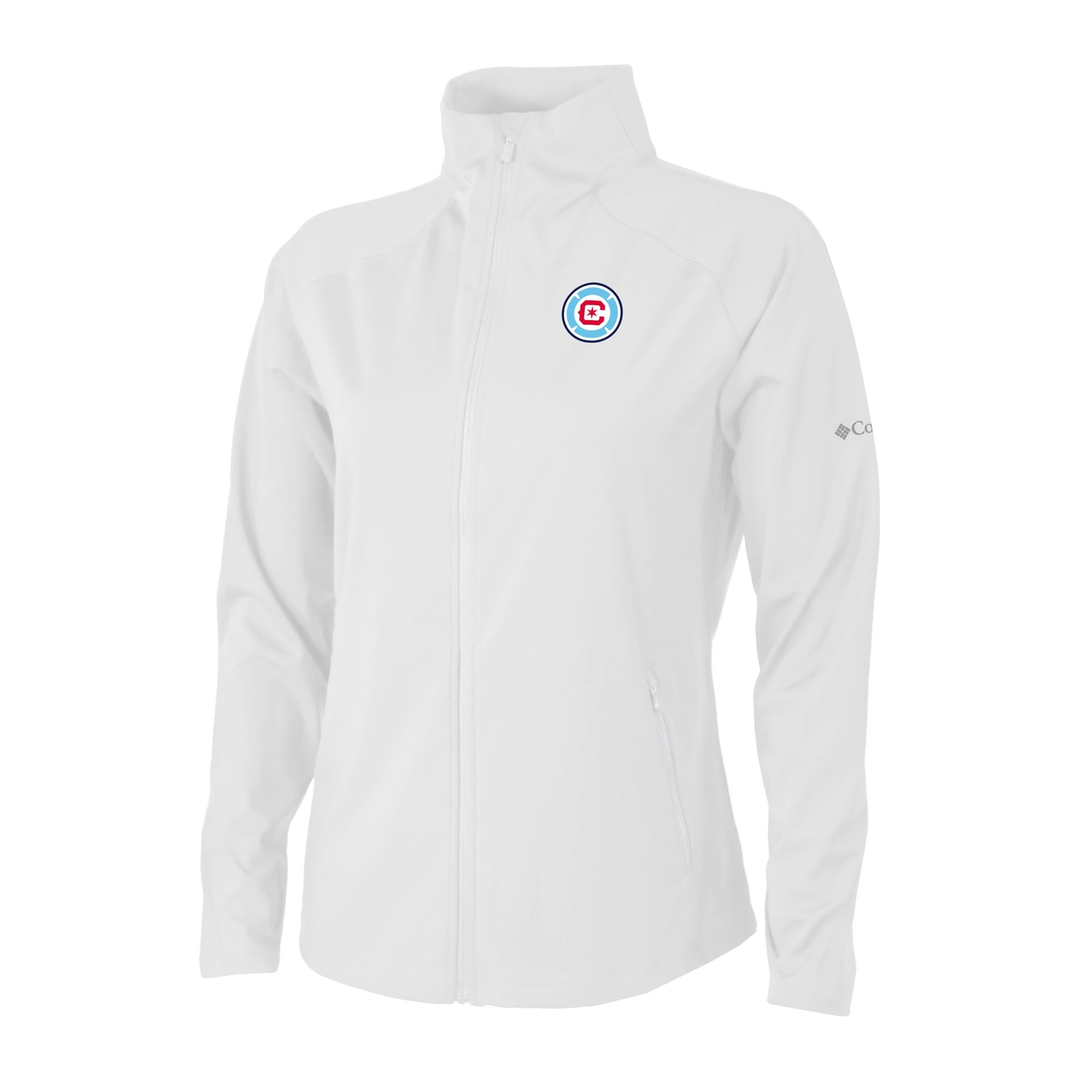 Women's Columbia White Chicago Fire Fairway Friends Omni-Wick Full-Zip Jacket