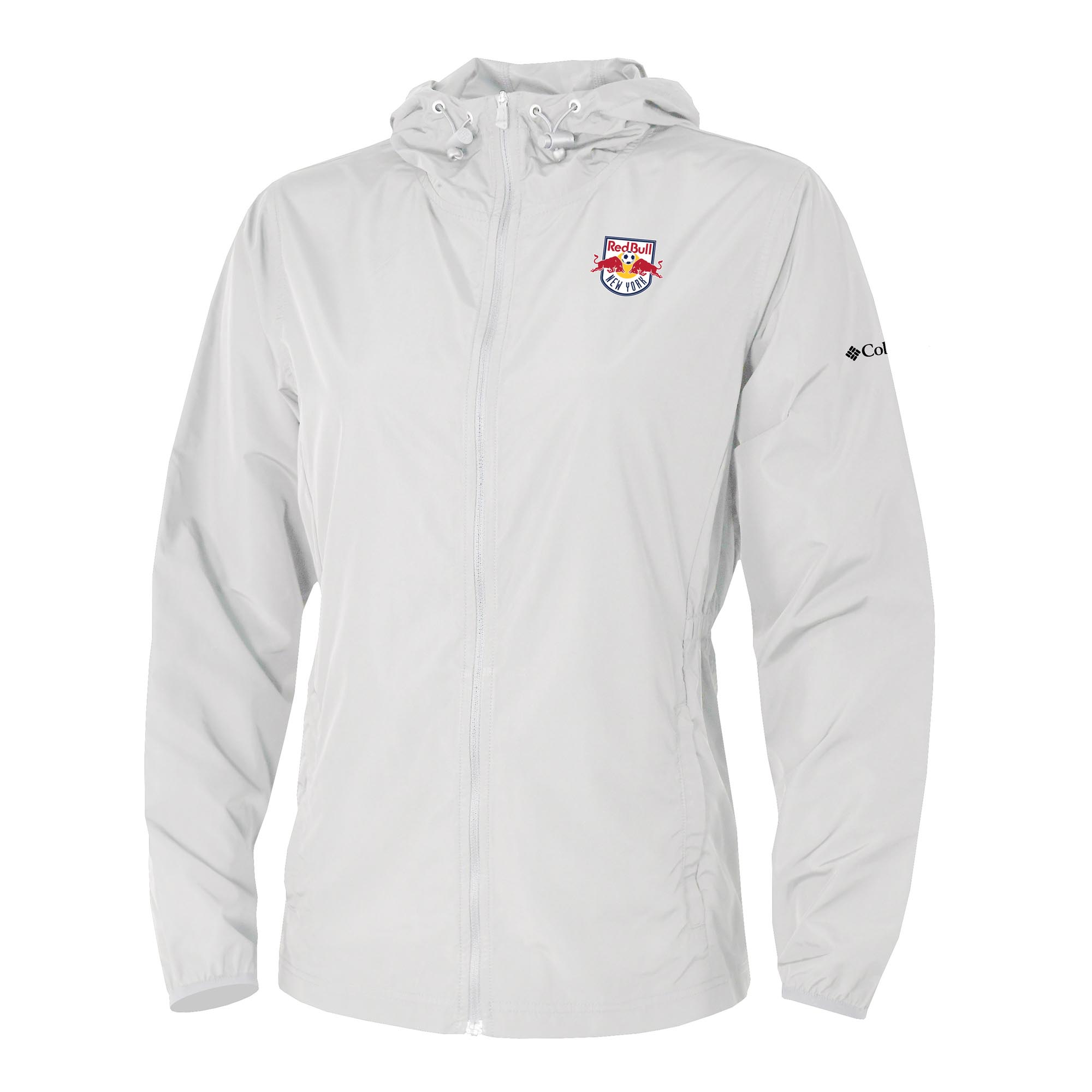 Women’s Columbia White New York Red Bulls The Prodigy Full-Zip Windbreaker Women’s Columbia White New York Red Bulls The Prodigy Full-Zip Windbreaker
