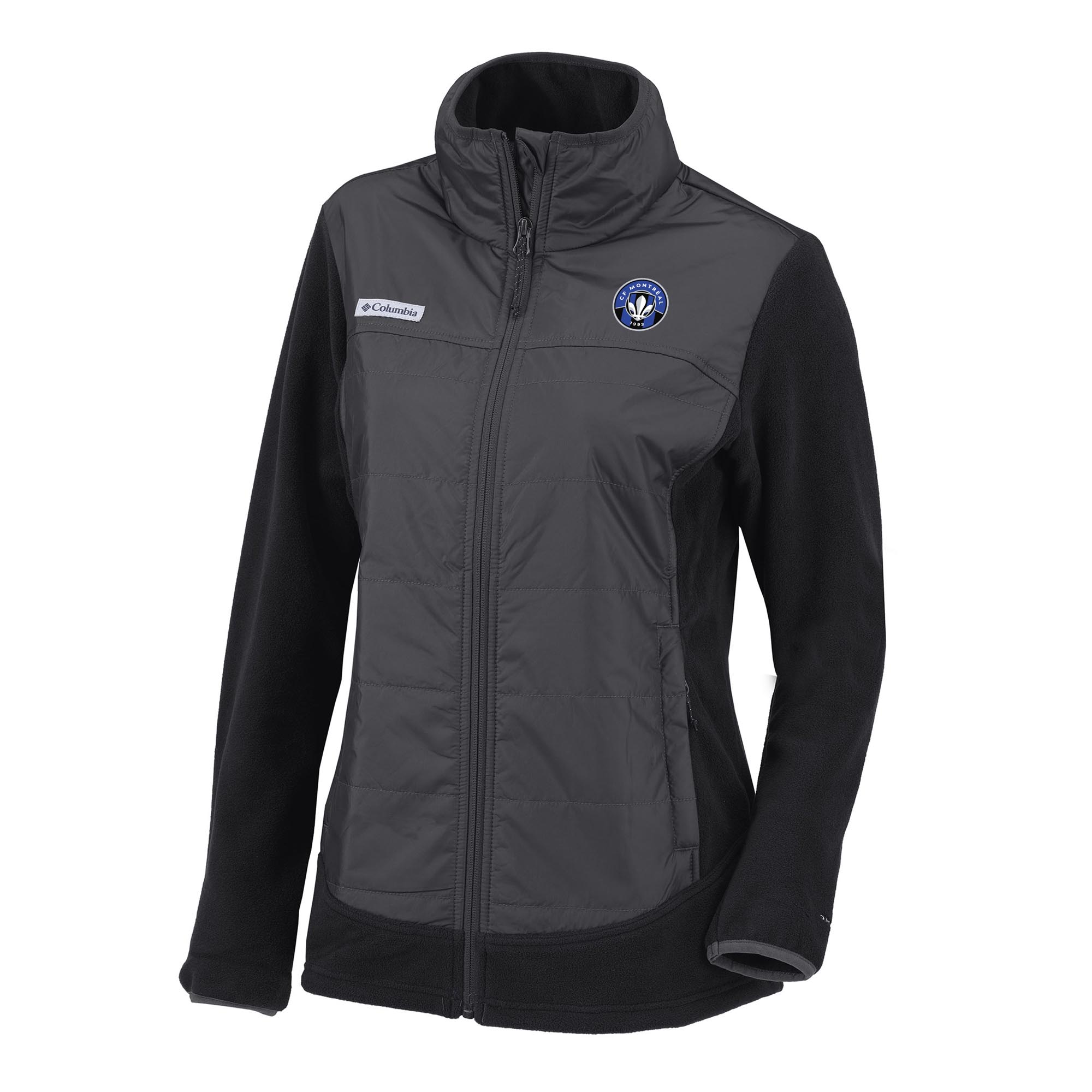 Women's Columbia Black CF Montreal Basin Butte Omni-Heat™ Full-Zip Jacket