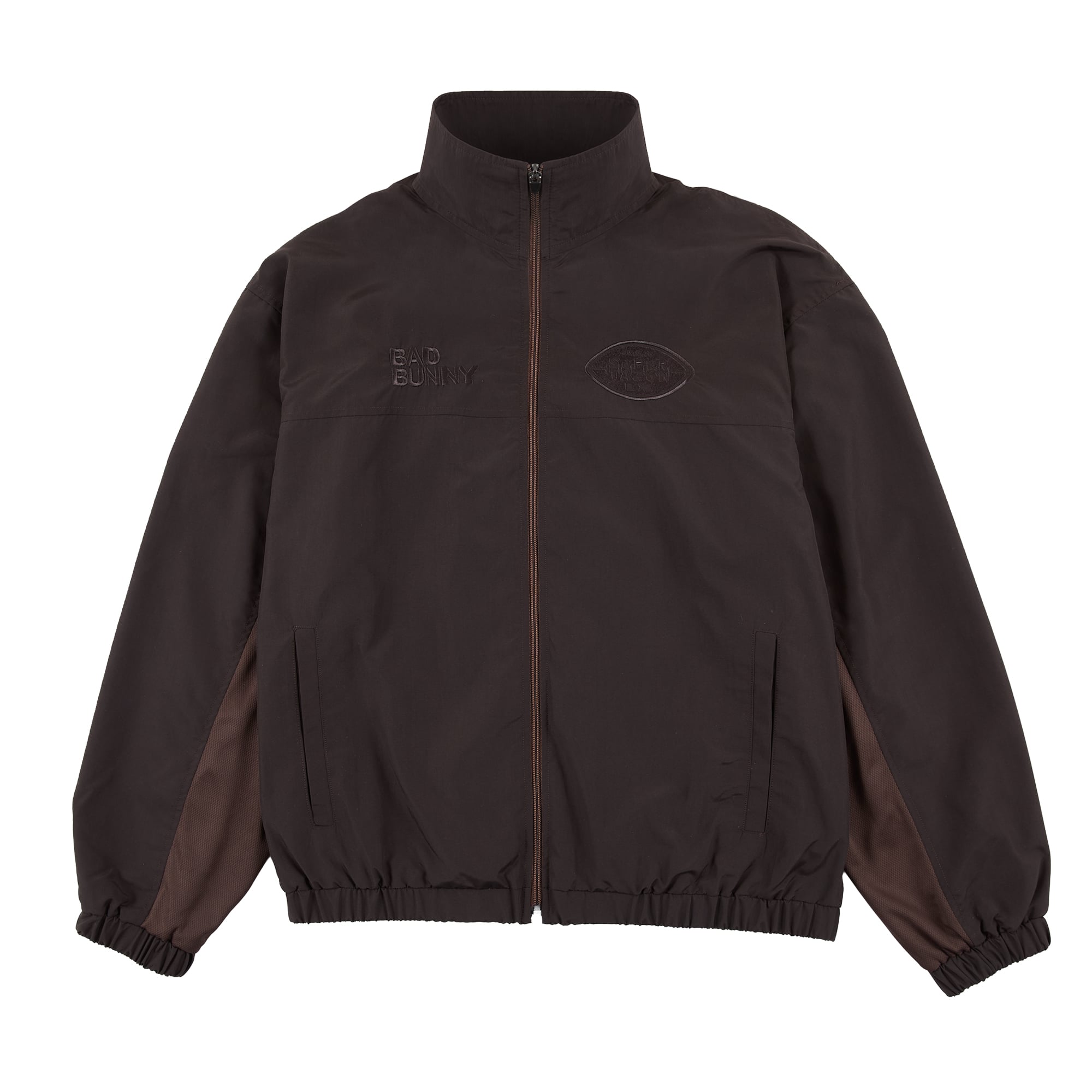 Veste de survêtement zippée marron Bad Bunny x Super Tazón