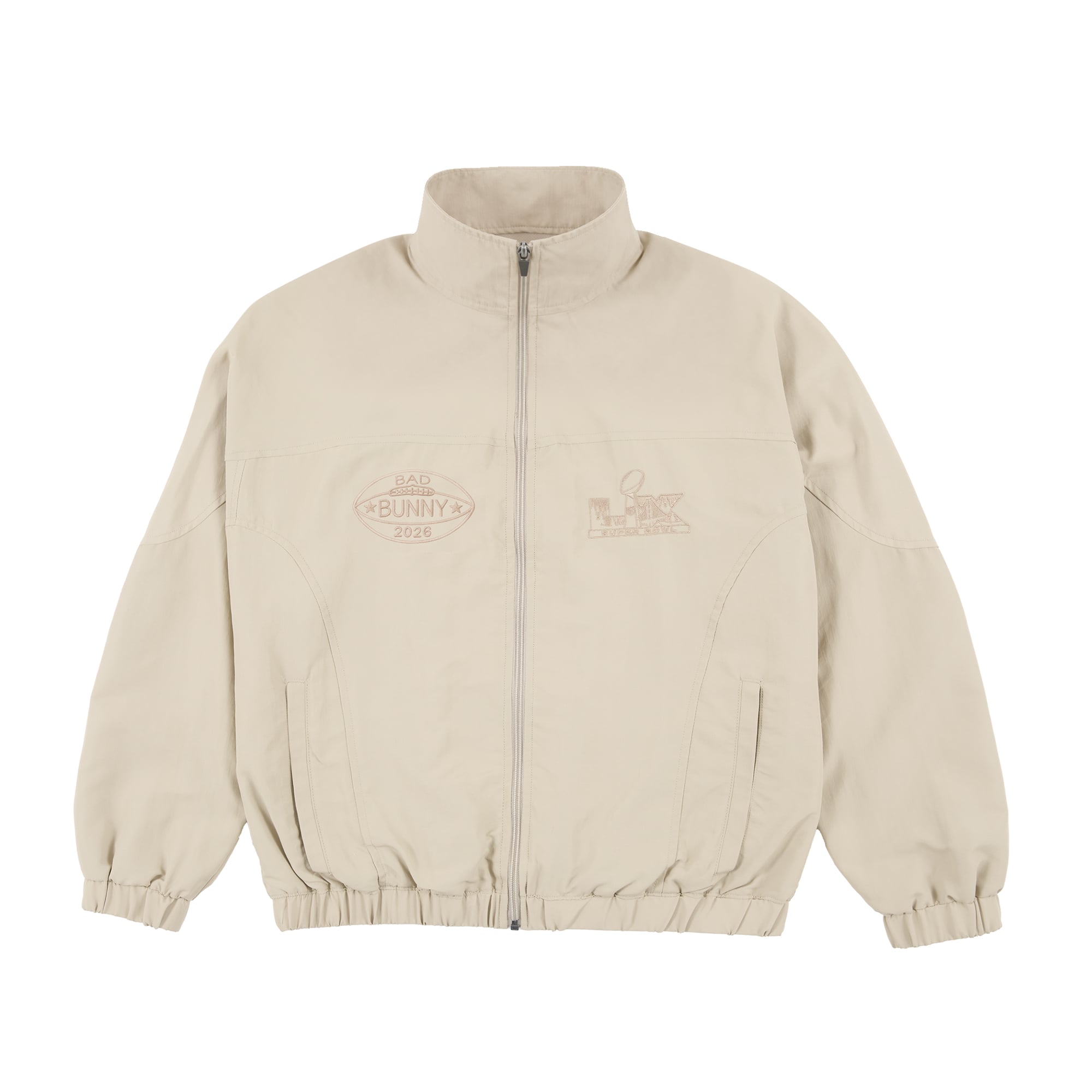 Veste de survêtement zippée Bad Bunny x Super Tazón Off White