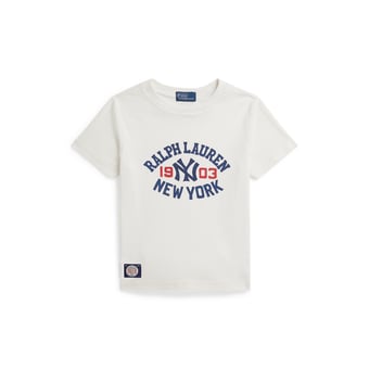 Preschool Polo Ralph Lauren  White Yankees  T-Shirt