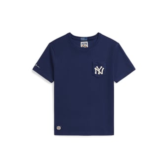 Youth Polo Ralph Lauren  Navy New York Yankees Pocket T-Shirt