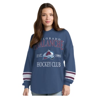 Women's Fanatics  Blue Colorado Avalanche Hockey Club Spirit Jersey Heavyweight Long Sleeve T-Shirt