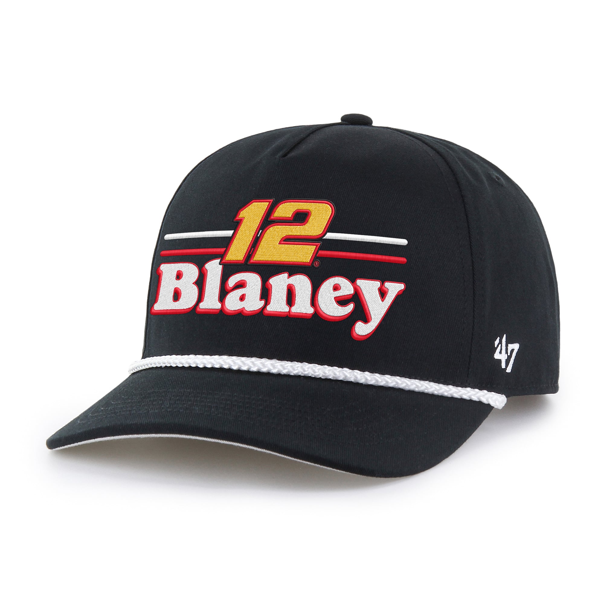 Men's '47  Black Ryan Blaney Campscape Hitch Adjustable Hat