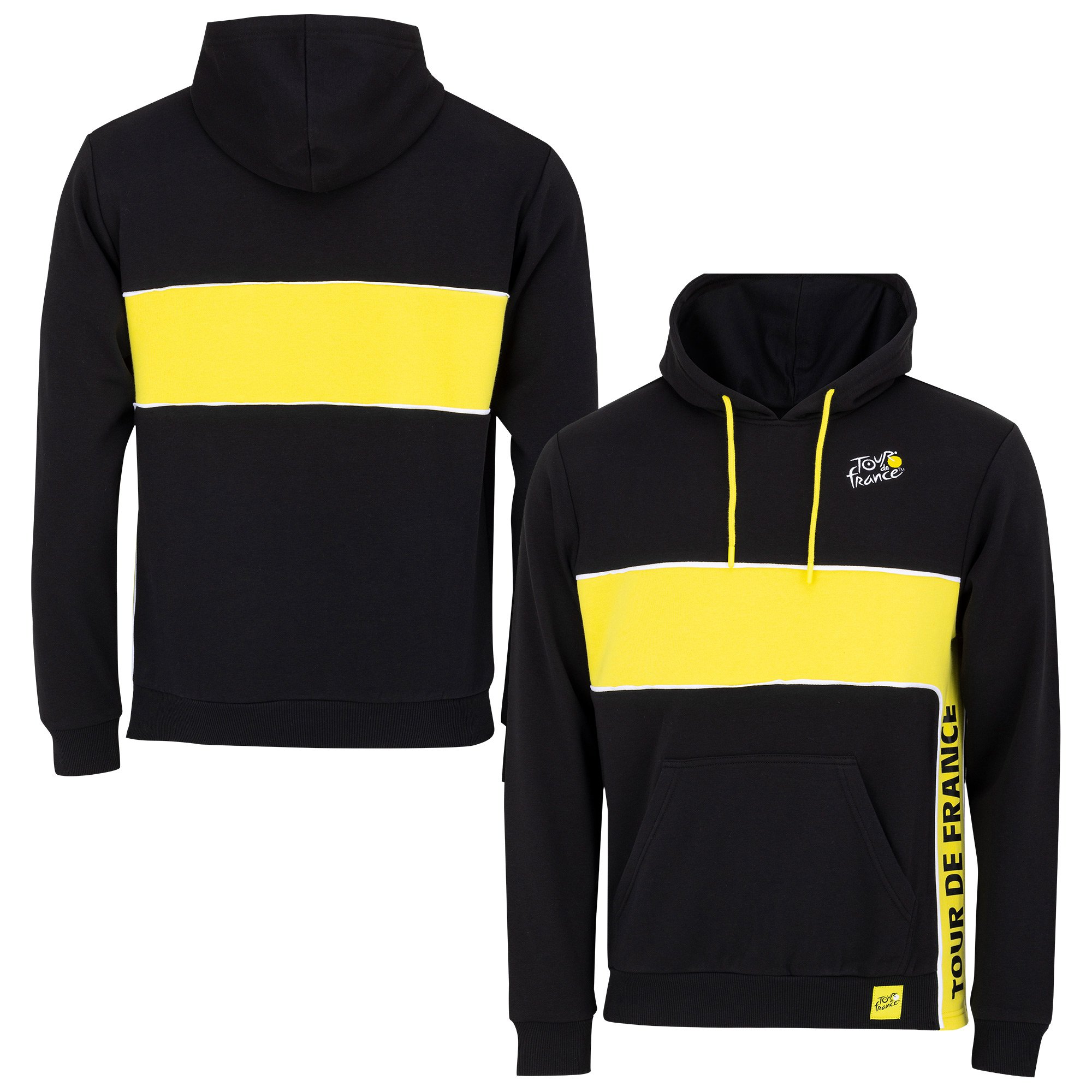 Felpa con cappuccio Tour de France Blocco di colore - Nero