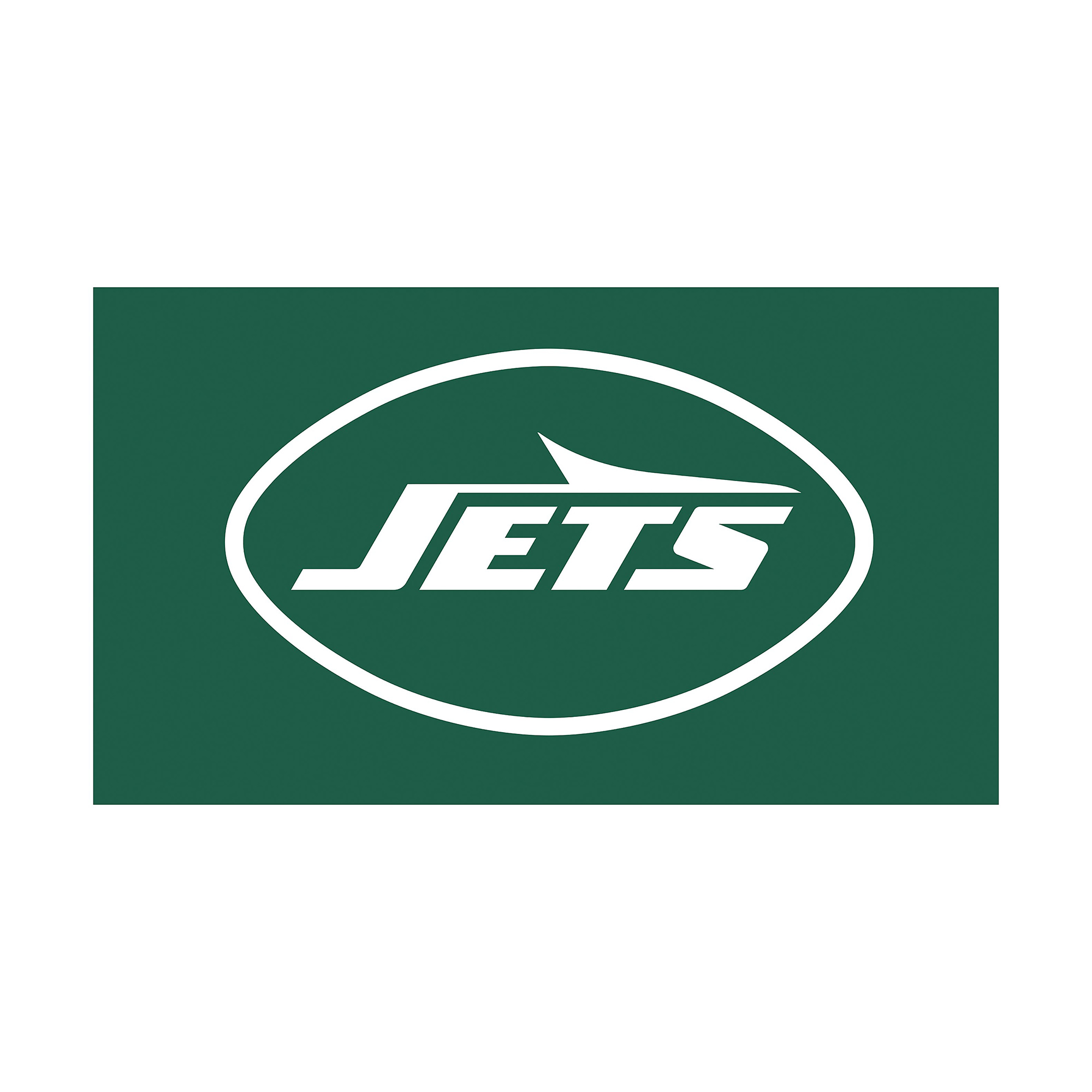 New York Jets 16" x 28" Full Color Indoor/Outdoor Logo Turf Mat