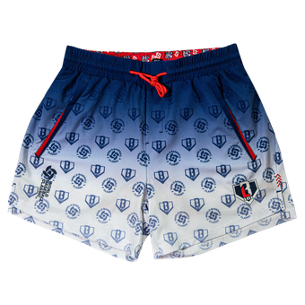 Men's Baseball Lifestyle 101 Navy/White USA Baseball 2026 World Baseball Classic Pro Series Shorts V2 with Liner