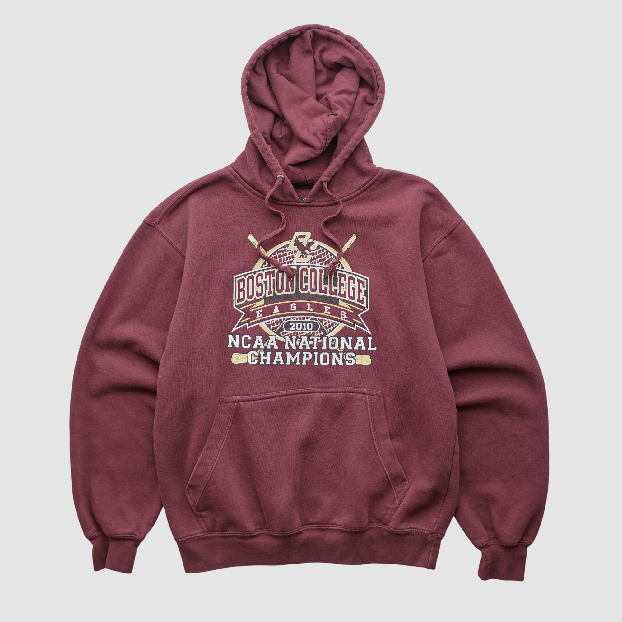 Boston College Eagles Gear For Sports 2010 Hooded Pullover Sweatshirt - Maroon - XS by Fanatics Real Vintage
