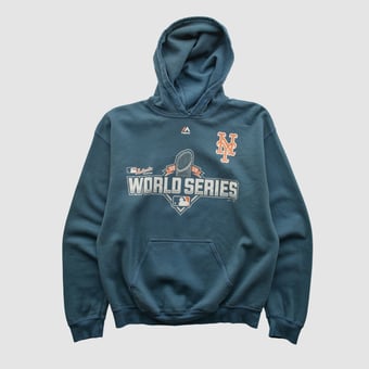 World Series Gildan 2015 Hooded Sweatshirt - Navy - S by Fanatics Real Vintage