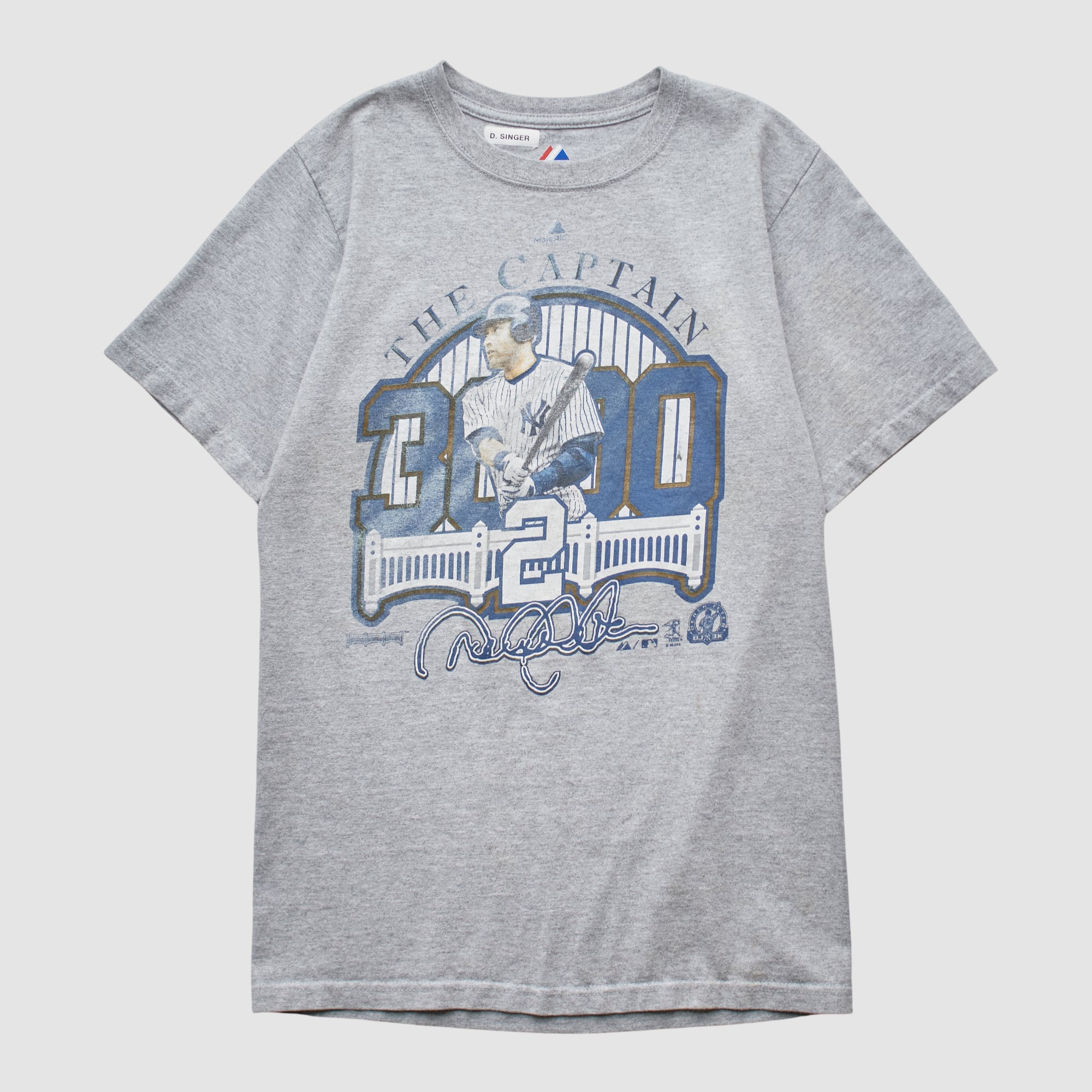 Aaron Judge Majestic 2000s T-shirt - Heather Gray - XS by Fanatics Real Vintage
