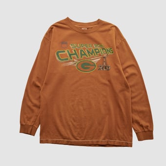 Super Bowl Champions XLV Alstyle 2011 Long Sleeve T-shirt - Clay - S by Fanatics Real Vintage