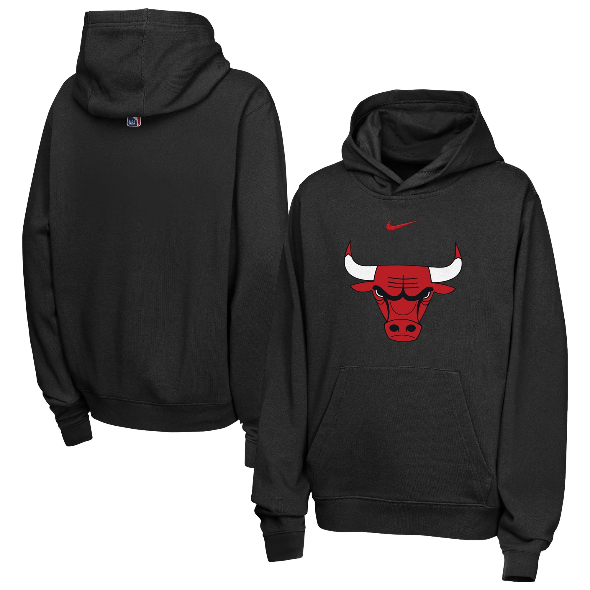 Sweat à capuche Chicago Bulls avec logo Nike du club
