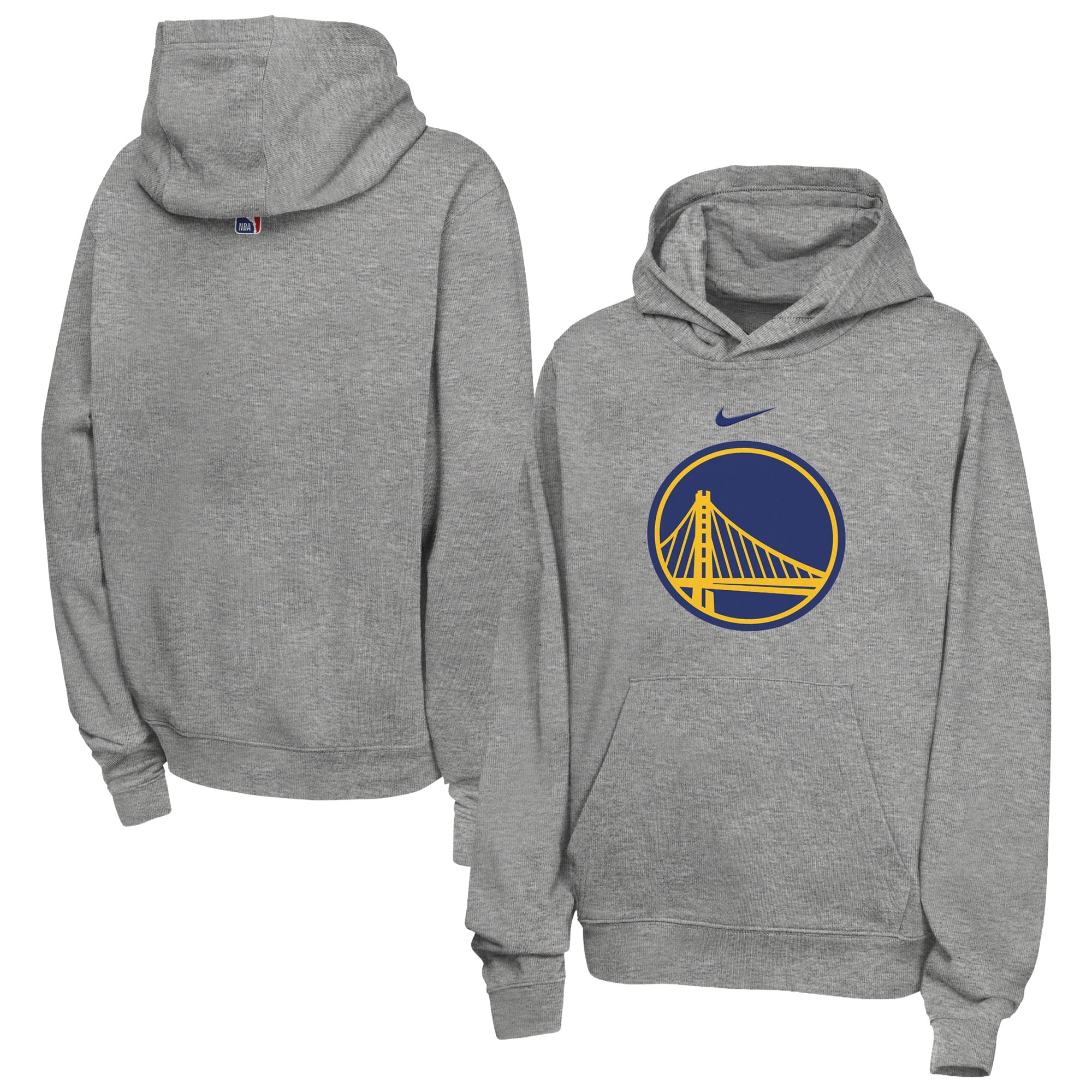 Felpa con Cappuccio Pullover Club Logo Golden State Warriors Nike – Ragazzi
