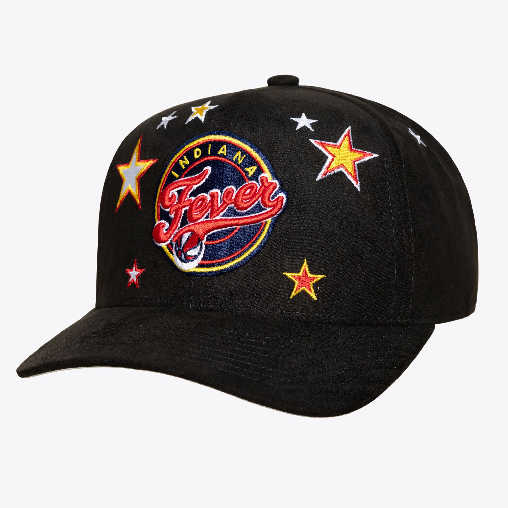 Unisex Mitchell & Ness Black Indiana Fever Star Splash Pro Snapback Hat