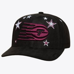 Unisex Mitchell & Ness  Black Toronto Tempo Star Splash Pro Adjustable Hat