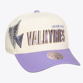 Unisex Mitchell & Ness Cream Golden State Valkyries Big Time Pro Crown Snapback Hat
