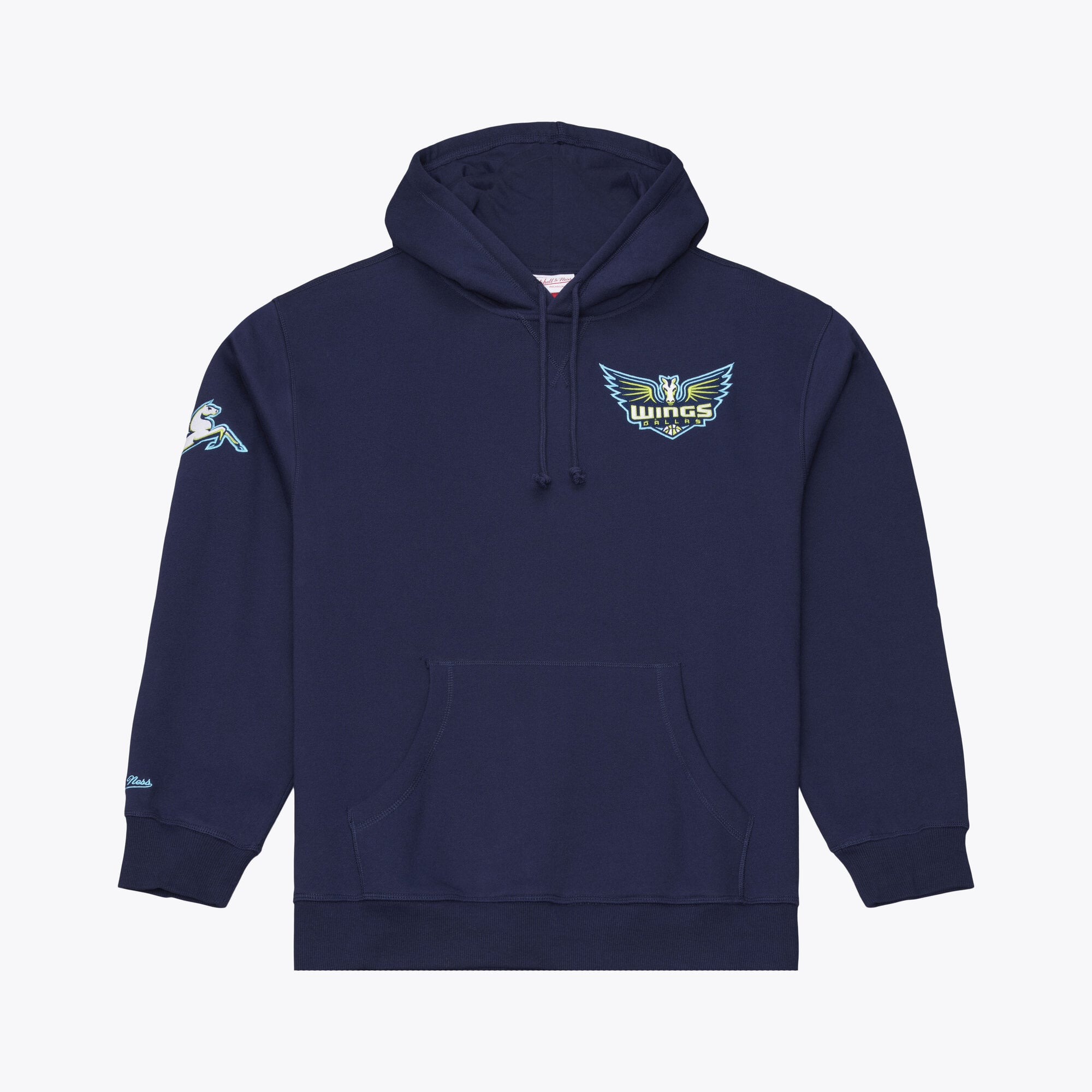 Men's Mitchell & Ness  Navy Dallas Wings Fleece Hoodie