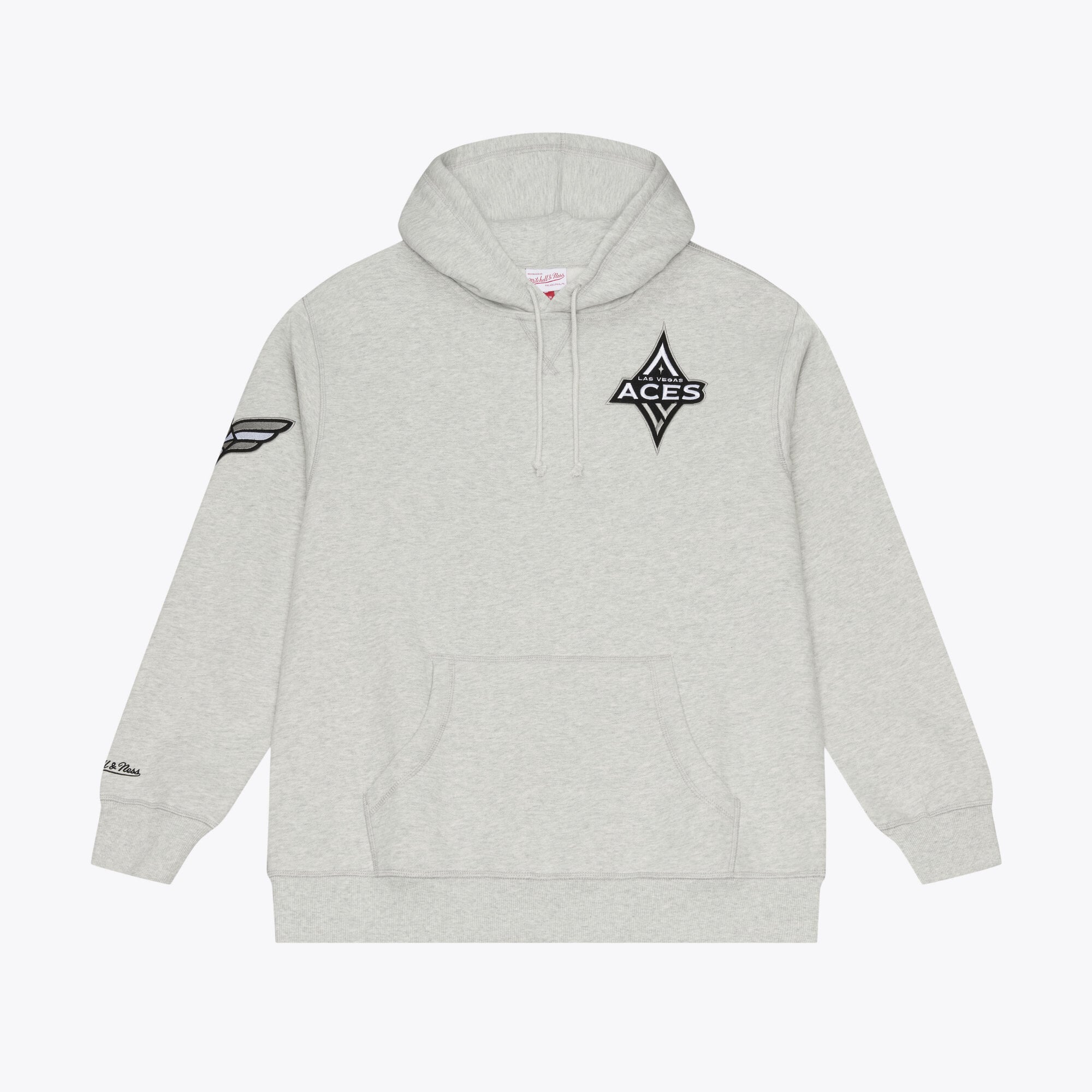 Men's Mitchell & Ness Gray Las Vegas Aces Fleece Hoodie