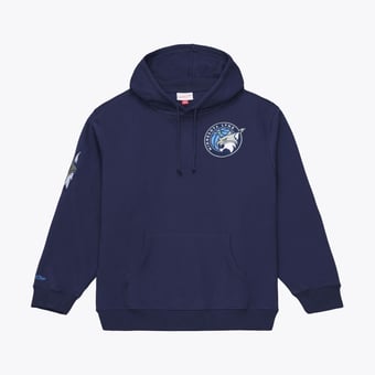 Men's Mitchell & Ness  Navy Minnesota Lynx Fleece Hoodie