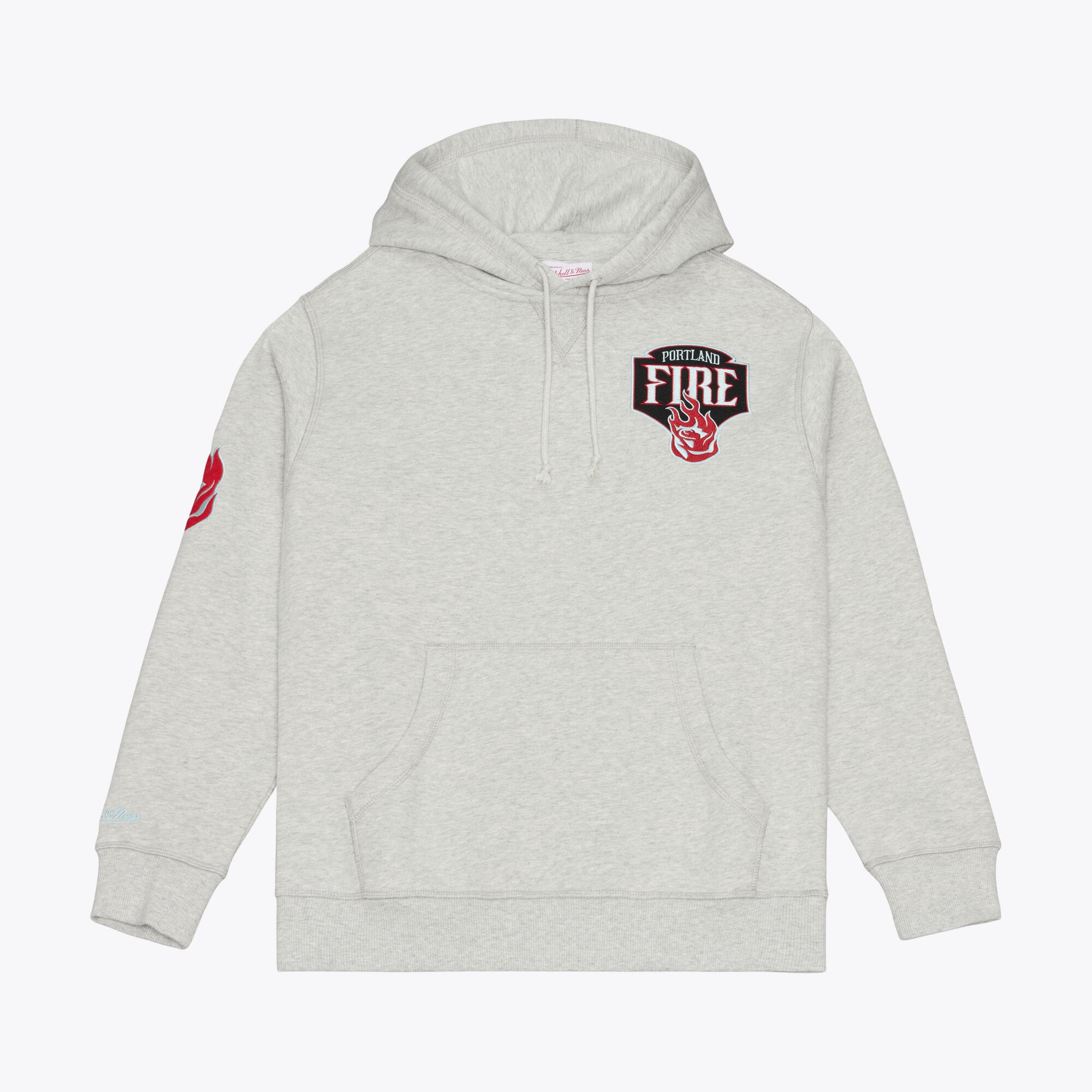 Men's Mitchell & Ness Gray Portland Fire Fleece Hoodie