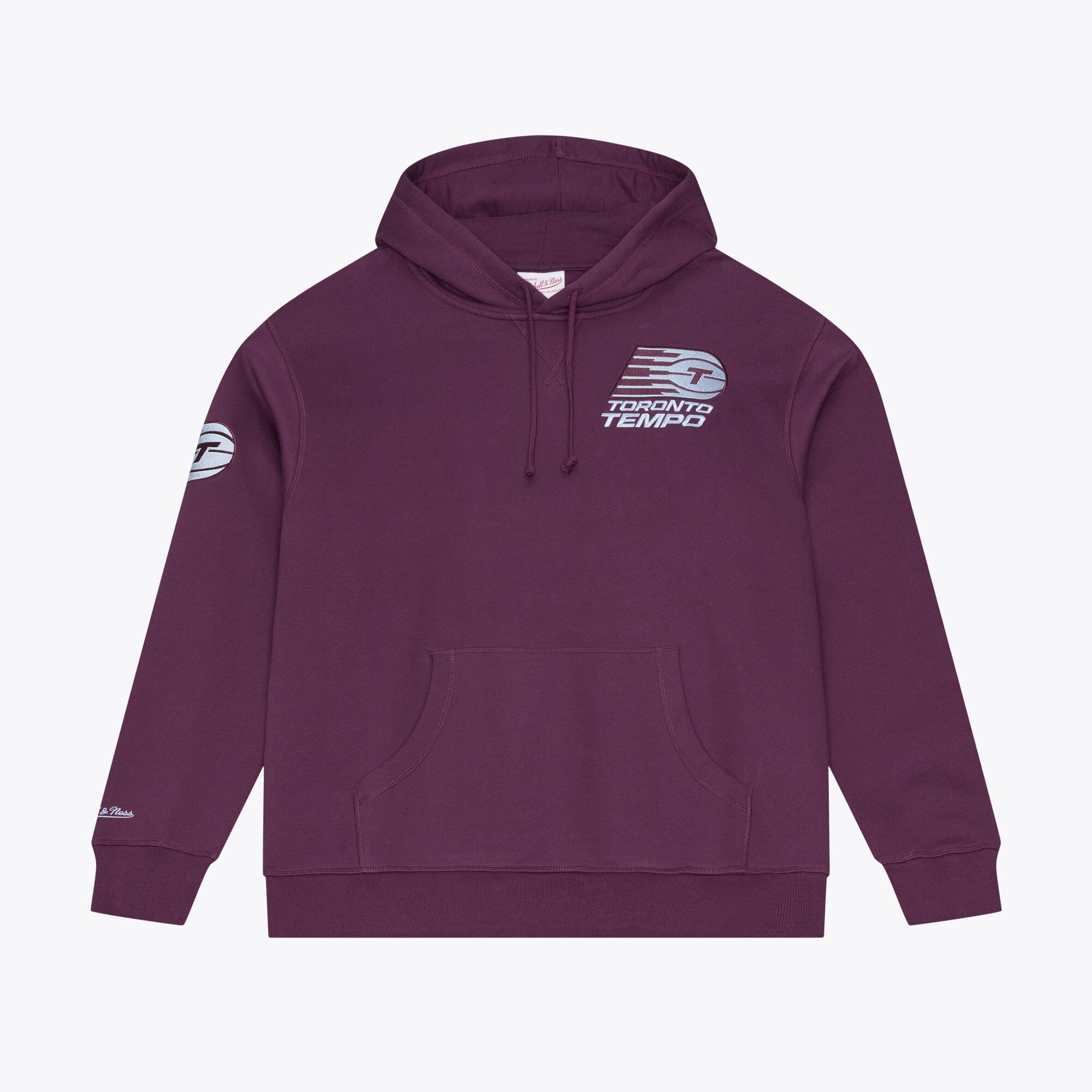 Men's Mitchell & Ness  Bordeaux Toronto Tempo Fleece Hoodie