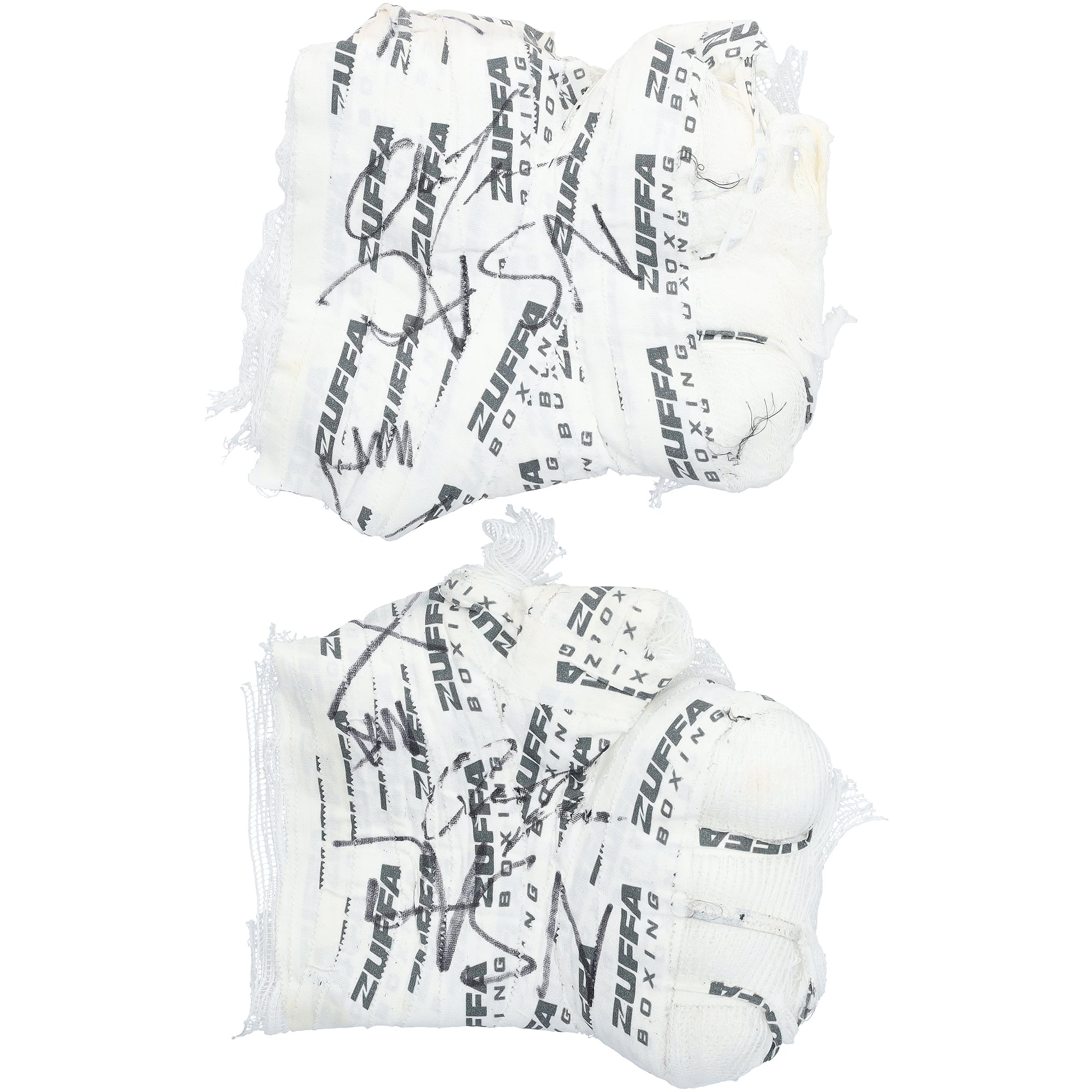 Omar Trinidad Zuffa Boxing 01 Autographed Bout-Worn Hand Wraps