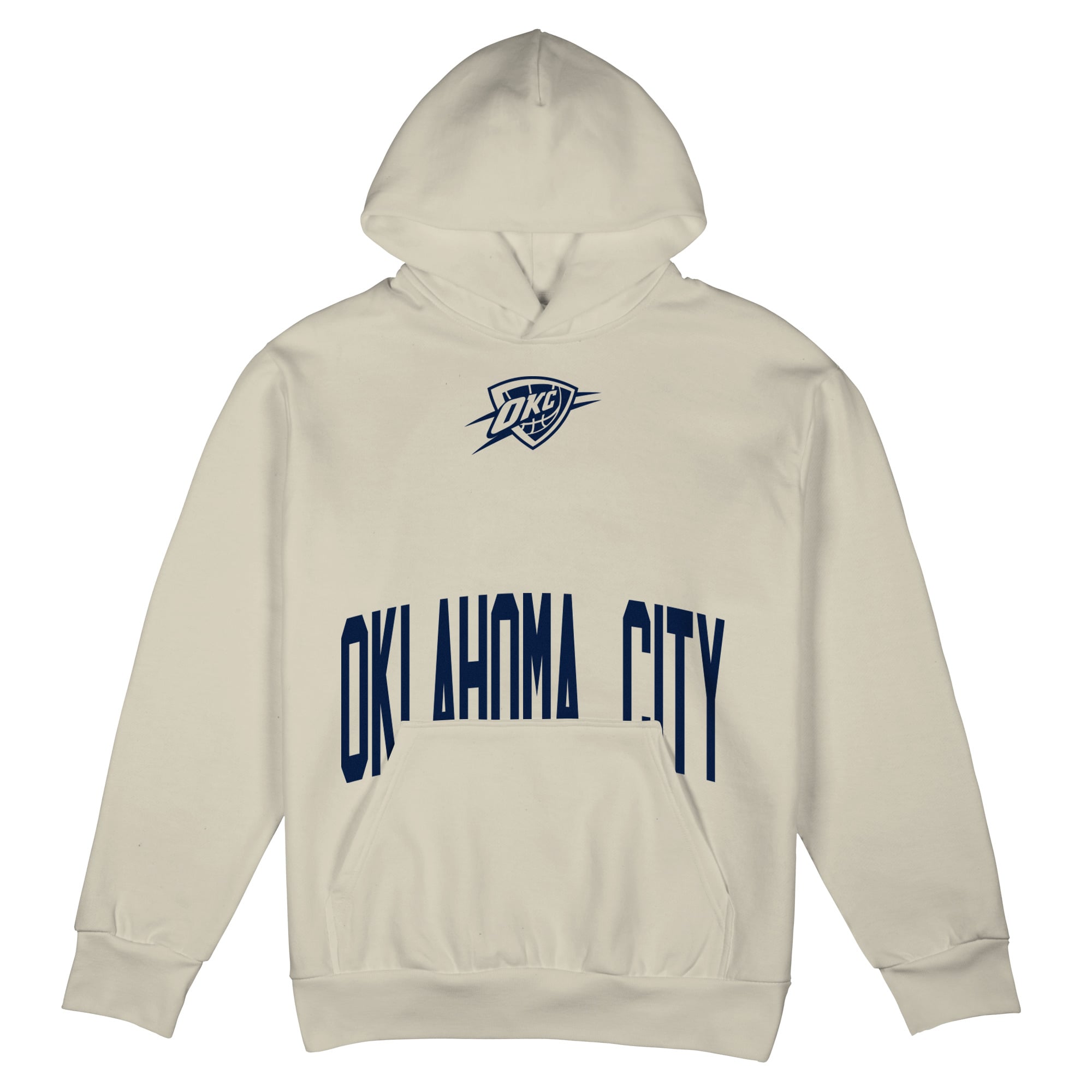 Unisex Stadium Essentials  Cream Oklahoma City Thunder Surrender Hoodie