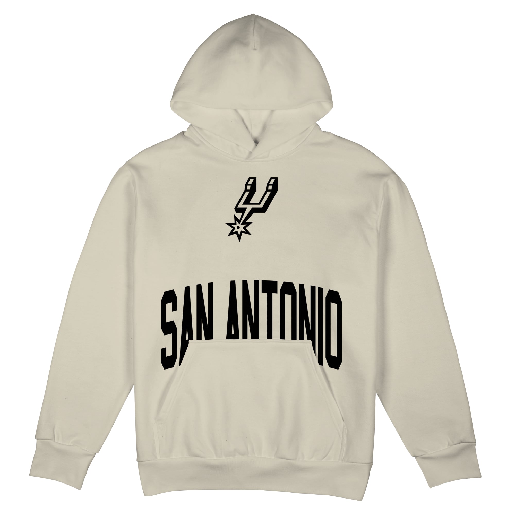 Unisex Stadium Essentials Cream San Antonio Spurs Surrender Hoodie