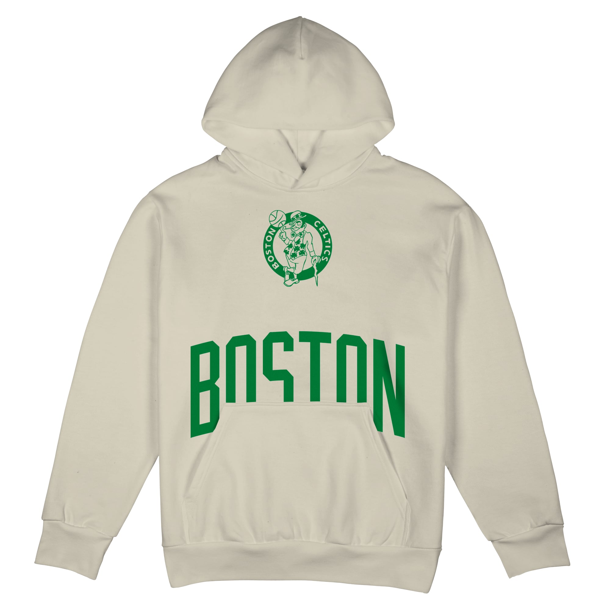 Unisex Stadium Essentials  Cream Boston Celtics Surrender Hoodie