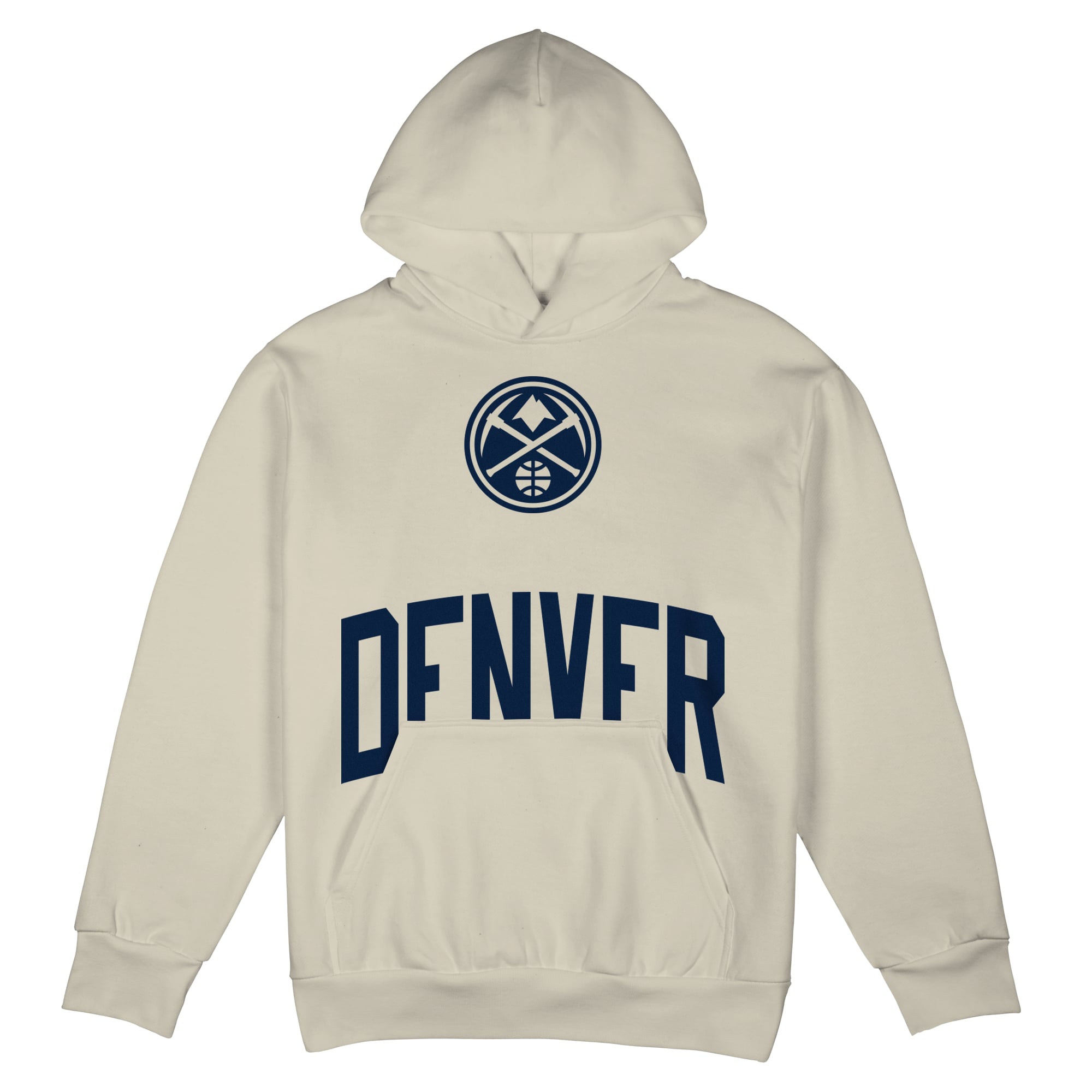 Unisex Stadium Essentials  Cream Denver Nuggets Surrender Hoodie