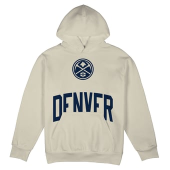 Unisex Stadium Essentials  Cream Denver Nuggets Surrender Hoodie