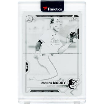 Connor Norby Baltimore Orioles 2021 Bowman Draft 1st Bowman Printing Plate #BD-50 #1/1 Card
