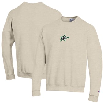 Men's Champion  Oatmeal Dallas Stars Eco Powerblend Sweatshirt