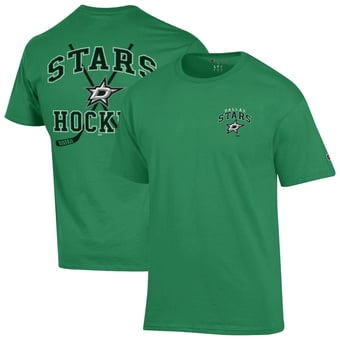 Men's Champion  Kelly Green Dallas Stars Stick With It Jersey T-Shirt