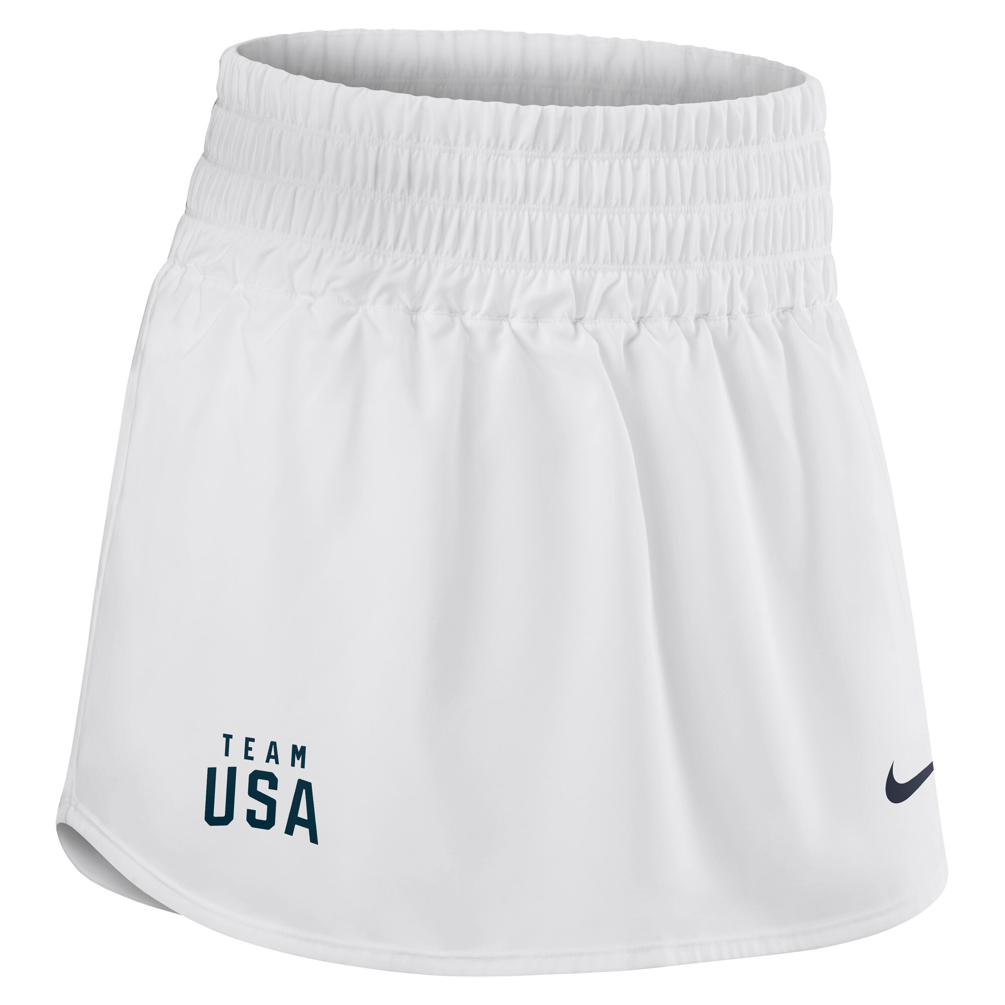 Women’s Nike White Team USA One Dri-FIT Ultra High Rise Skort