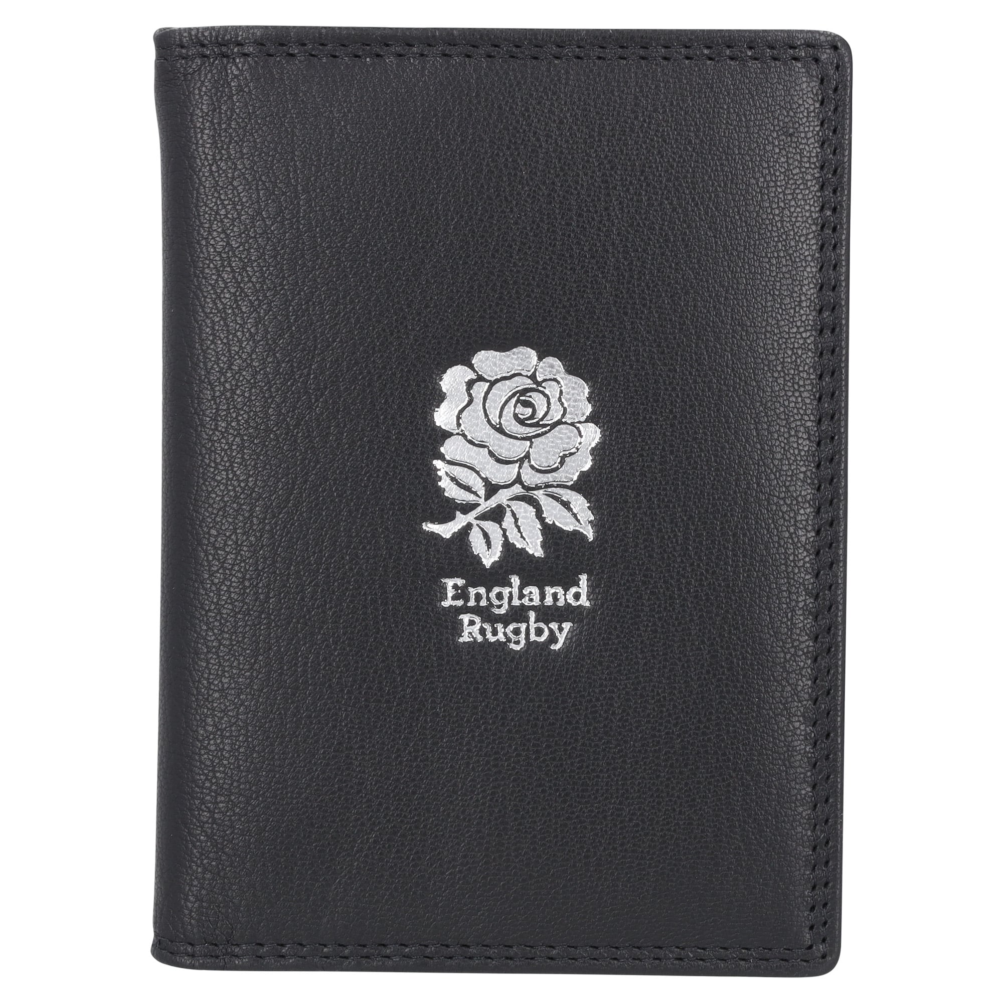 Porta pasaporte de cuero repujado de England Rugby