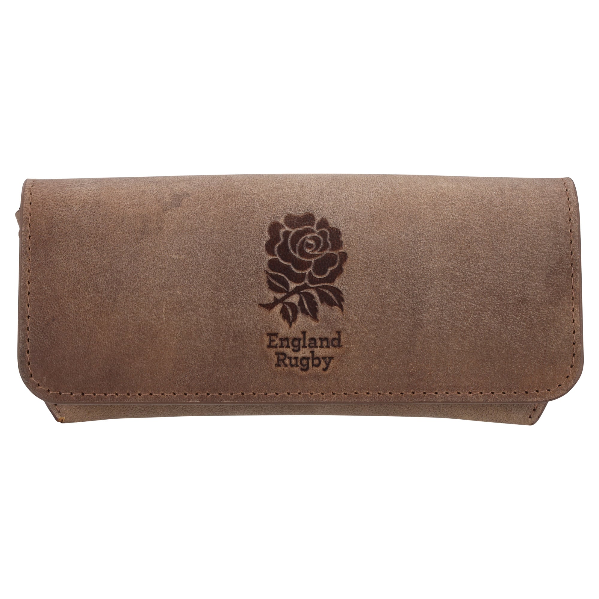 Estuche de cuero para gafas de rugby de Inglaterra