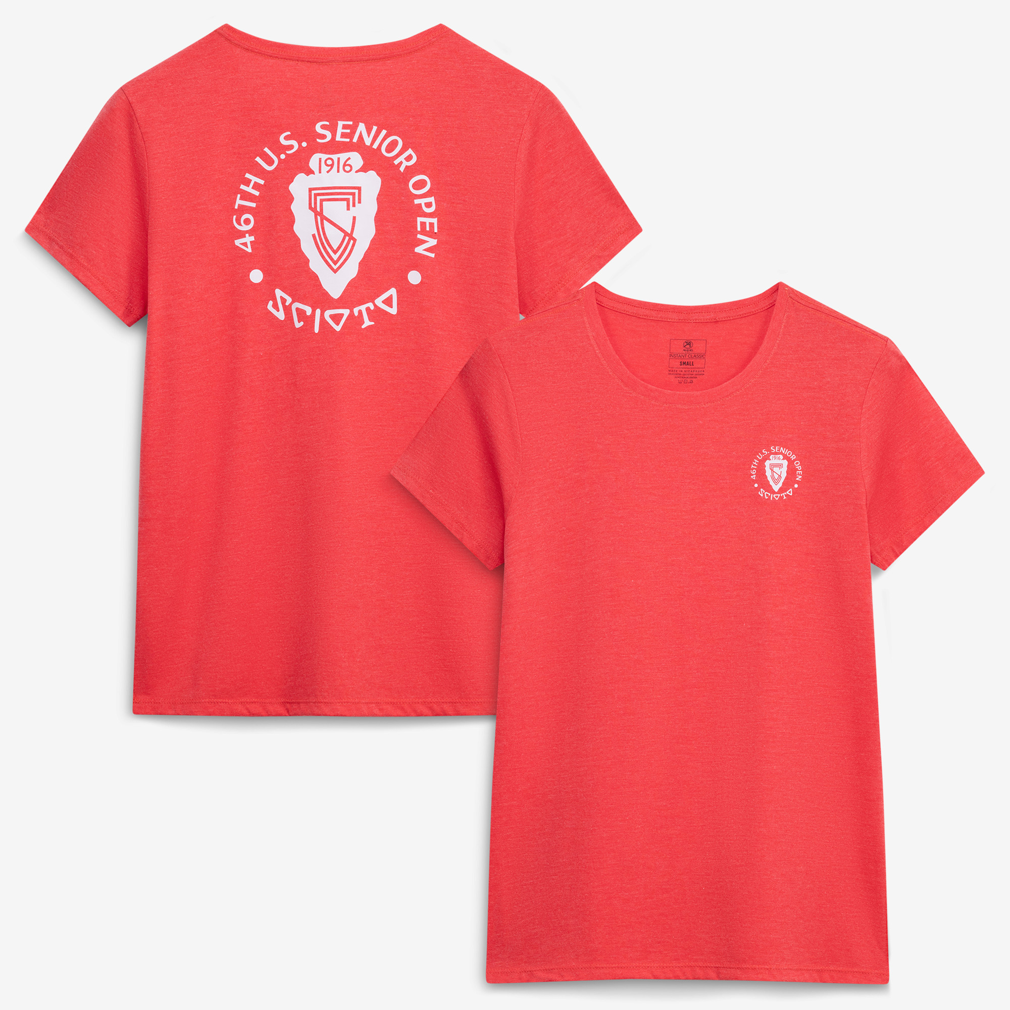 Women’s 2026 U.S. Senior Open Ahead Heather Red Danby Tri-Blend T-Shirt Women’s 2026 U.S. Senior Open Ahead Heather Red Danby Tri-Blend T-Shirt