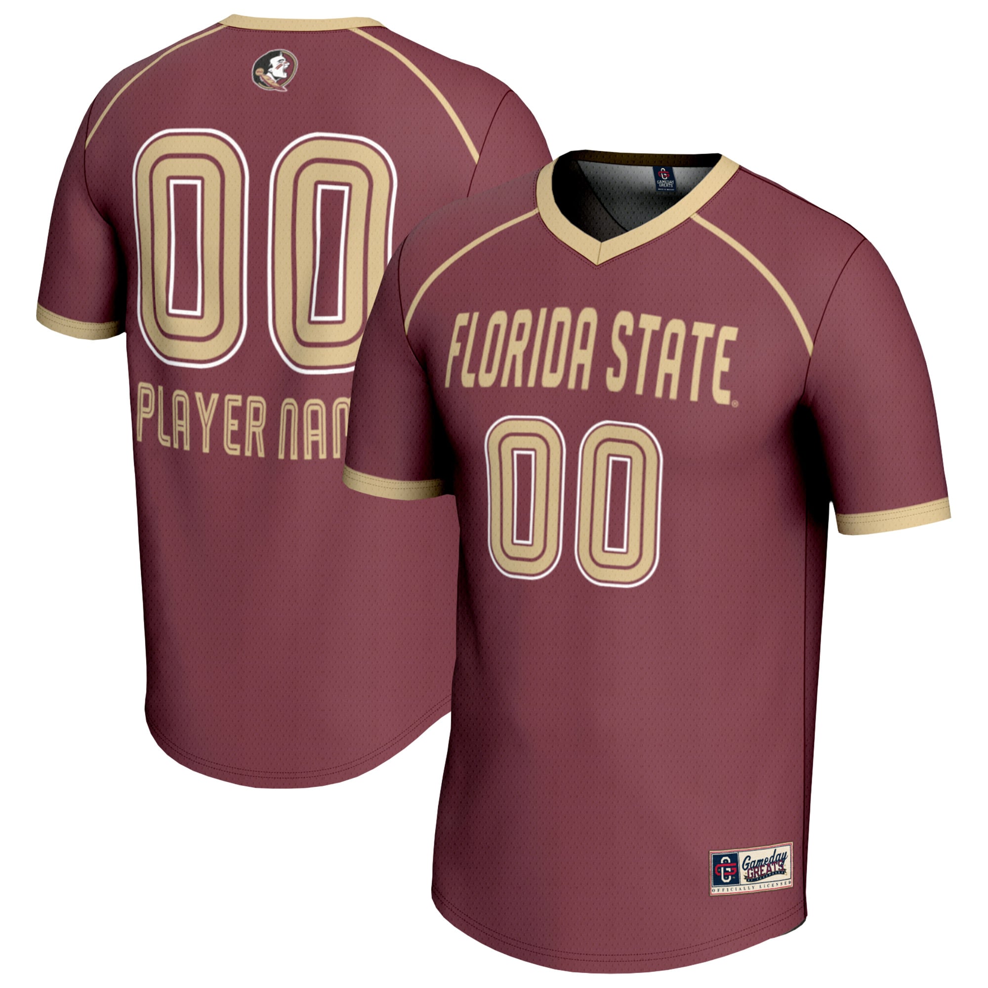 Unisex GameDay Greats Garnet Florida State Seminoles NIL Pick-A-Player Women's Lacrosse Lightweight Jersey