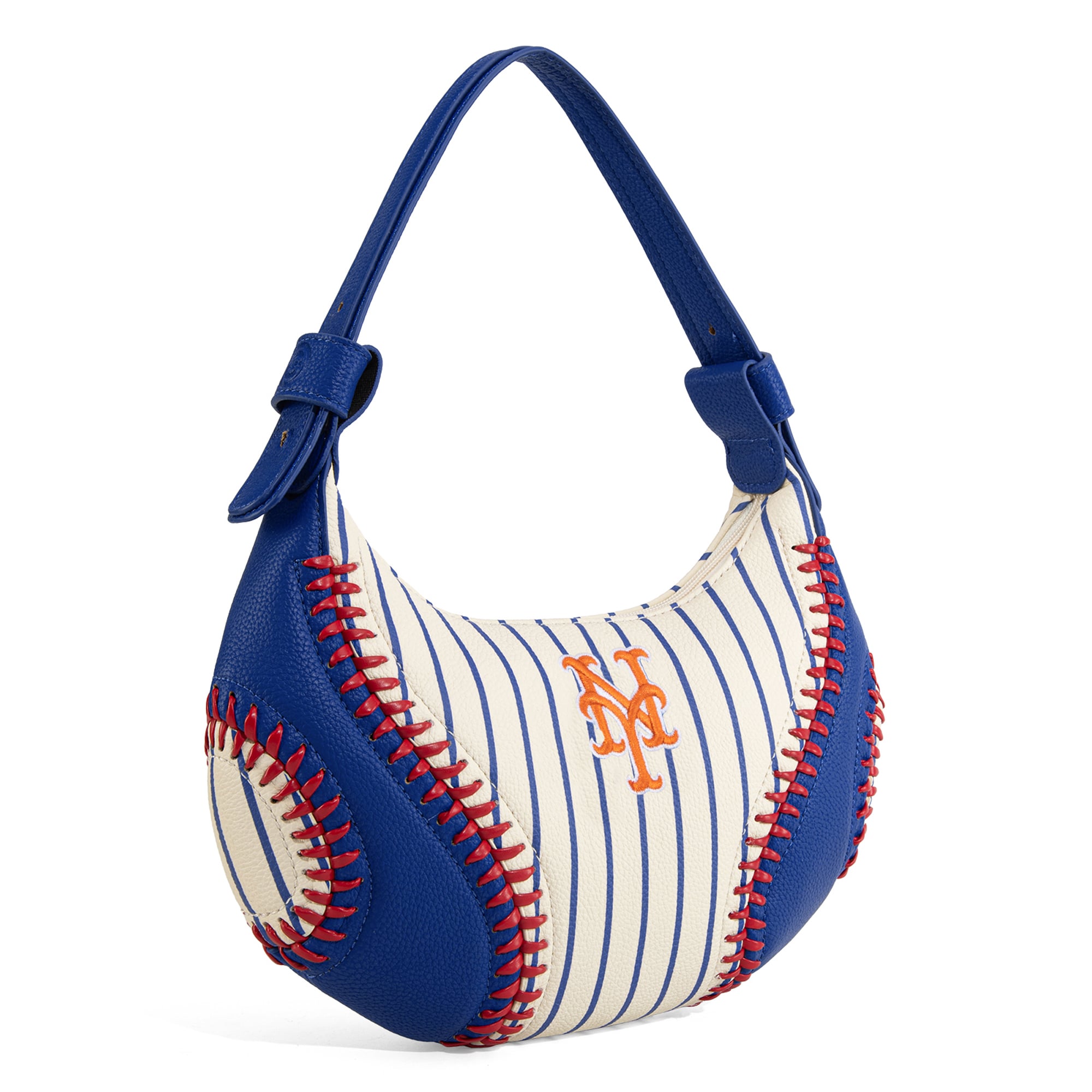 Montana West  New York Mets White Shoulder Hobo Bag