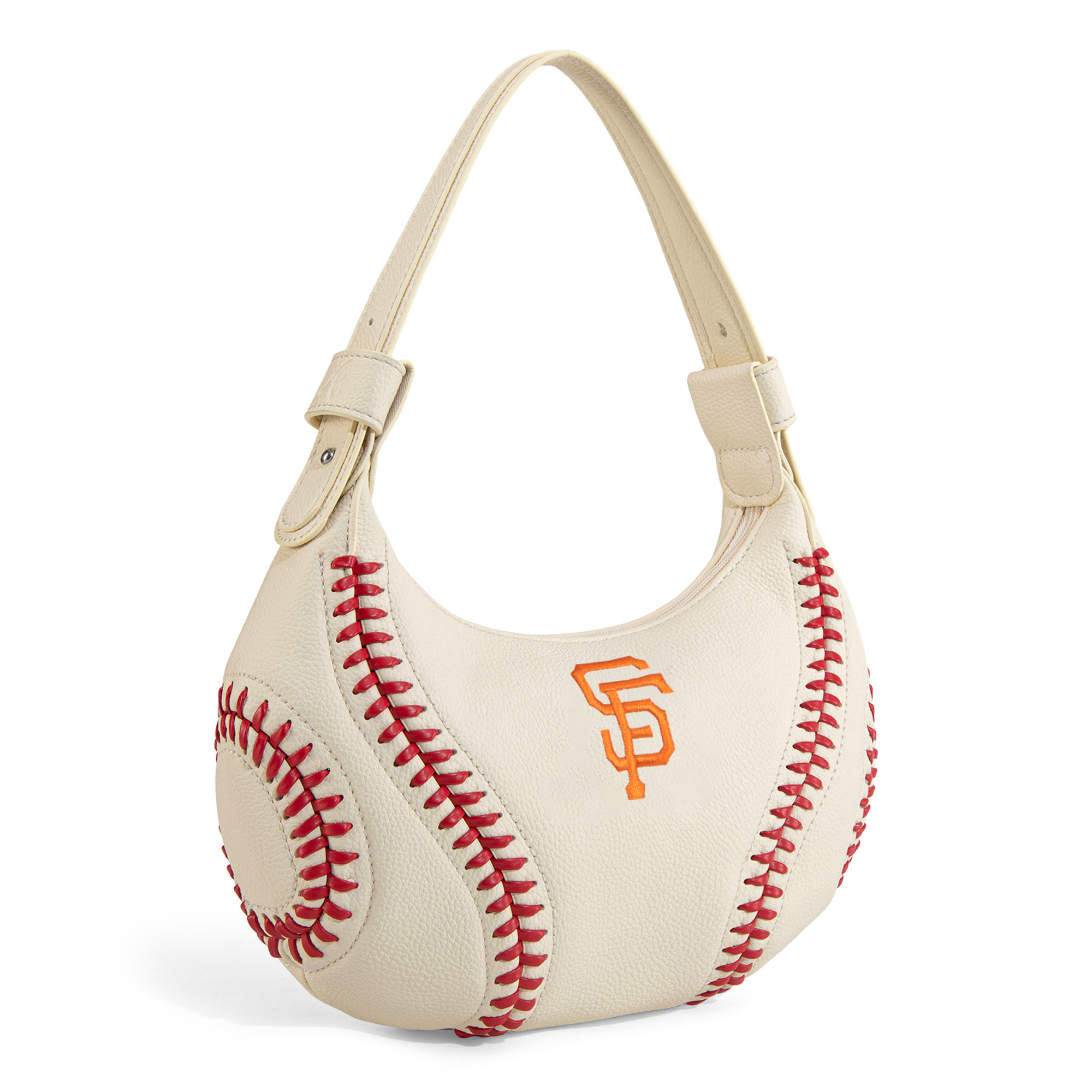 Montana West  San Francisco Giants Beige Shoulder Hobo Bag