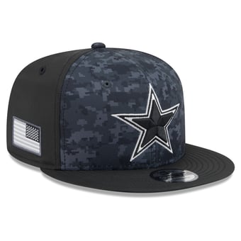 Men's New Era Black Dallas Cowboys 2026 Salute To Service 9FIFTY Snapback Hat