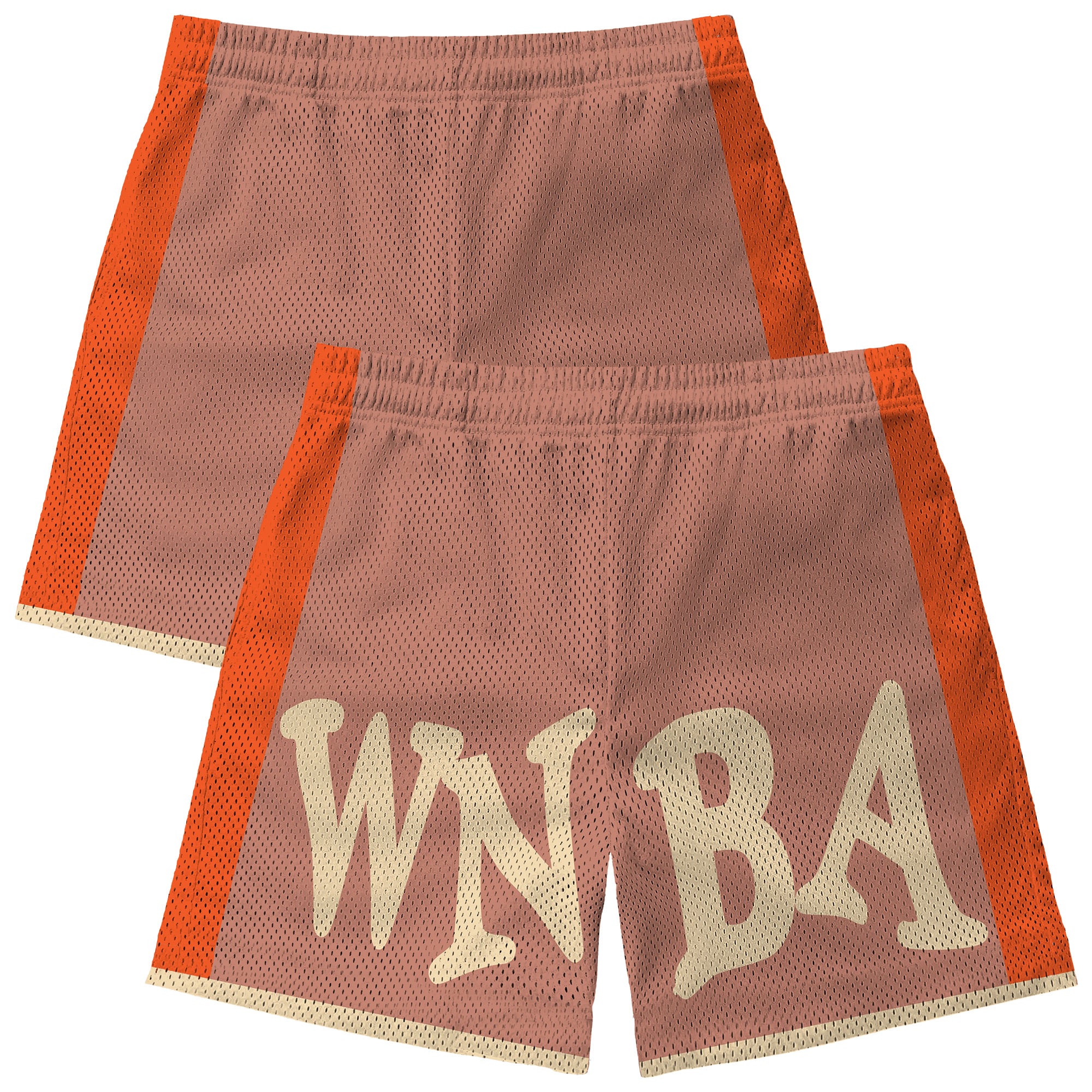 Unisex Playa Society  Orange WNBA Team Mesh Shorts