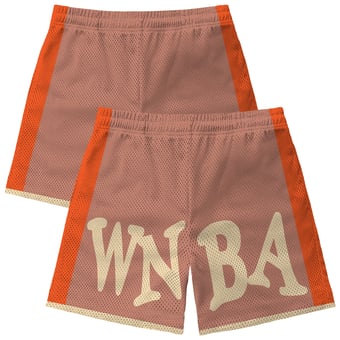 Unisex Playa Society  Orange WNBA Team Mesh Shorts