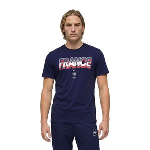 T-shirt de supporter de l'équipe de France - Bleu marine, vue 1