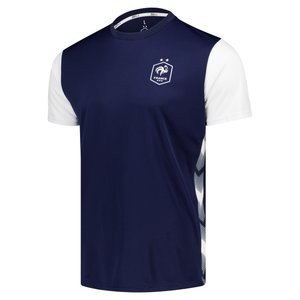 T-shirt France Poly - Bleu marine/Blanc, vue 4
