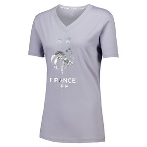 T-shirt France Grand Logo - Violet - Femme, vue 4