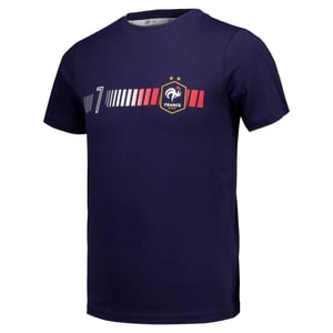 T-shirt France Dembélé 7 – Bleu marine – Enfants, vue 4